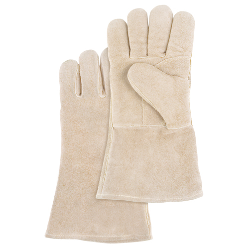 Gants de soudeur de premi&egrave;re qualit&eacute;, Cuir de vache refendu, Taille Grand GTA Hardware Inc
