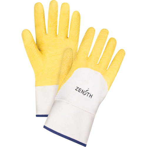 Gants enduits au fini rugueux, 10/T-Grand, R&ecirc;vetement Latex de caoutchouc, Enveloppe en Coton GTA Hardware Inc
