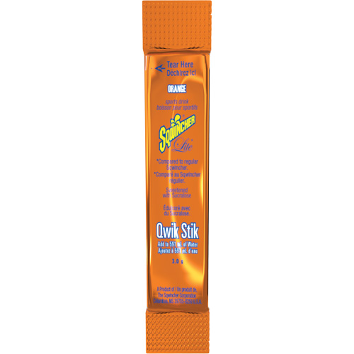Sqwincher&reg; Boisson de r&eacute;hydratation ZERO Qwik Stik, Poudre, Orange GTA Hardware Inc