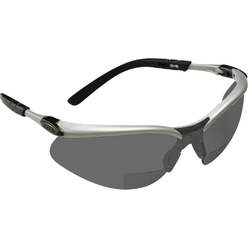 BX Reader Safety Glasses, Anti-Fog, Grey/Smoke, 2.0 Diopter GTA Hardware Inc