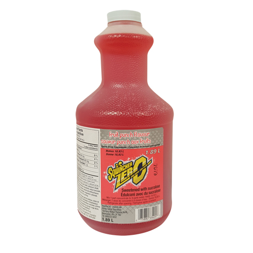 Sqwincher&reg; Boisson de r&eacute;hydratation ZERO, Concentr&eacute;, Punch aux fruits GTA Hardware Inc