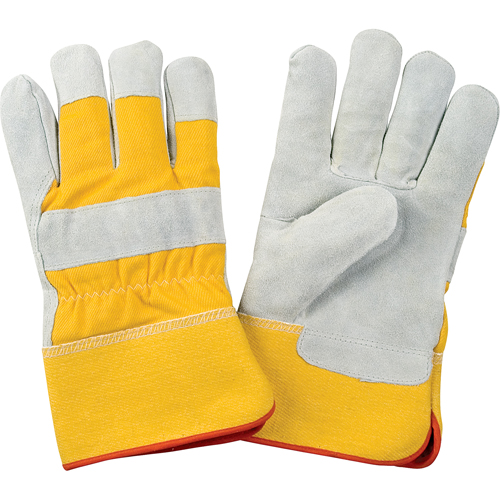 Gants d'ajusteur doubl&eacute;s pour l'hiver de premi&egrave;re qualit&eacute;, 2T-Grand, Paume en Cuir de vache refendu, Doublure en Molleton de mousse GTA Hardware Inc
