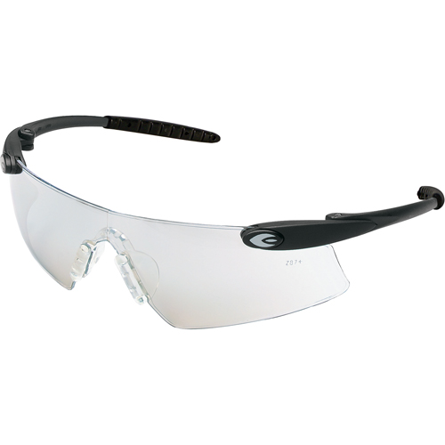 LUNETTES,DESPERADO,MONTNOIR CLR,I/O LENT MIROIR, Lentille Miroir int&eacute;rieur/ext&eacute;rieur, Anti-&eacute;gratignures, ANSI Z87+/R&eacute;pond ou surpasse la norme CSA Z94.3 GTA Hardware Inc