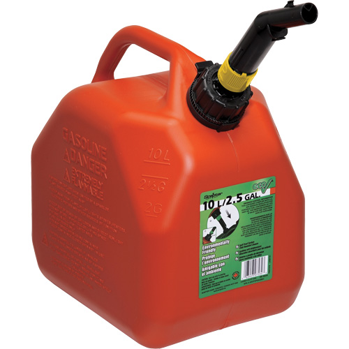 Bidons pour essence Eco, 2,5 gal. US/9,46 L, Rouge, Conformes aux normes CSA/ULC GTA Hardware Inc