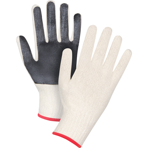 Gants en tricot &agrave; paume enduite, Poly/coton, Un c&ocirc;t&eacute;, Calibre 7, Petit GTA Hardware Inc