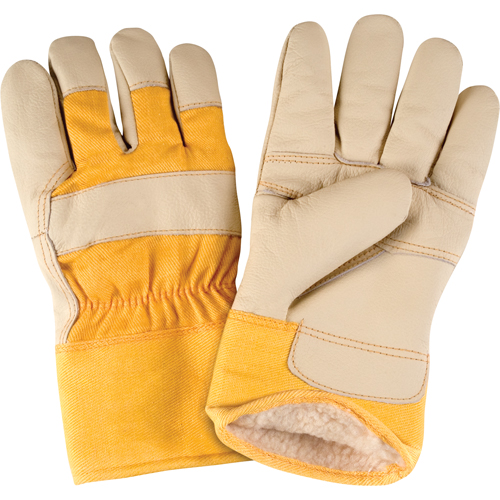 Gants d'ajusteur doubl&eacute;s pour l'hiver d'usage standard, 2T-Grand, Paume en Cuir fleur de vache, Doublure en Boa GTA Hardware Inc