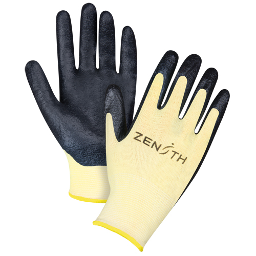 Gants r&eacute;sistants &agrave; la coupe avec prise sup&eacute;rieure, Taille 2T-Grand/11, Calibre 13, Rev&ecirc;tement Mousse de nitrile, Enveloppe en Aramide, ANSI/ISEA 105 niveau 3/EN 388 niveau 5 GTA Hardware Inc