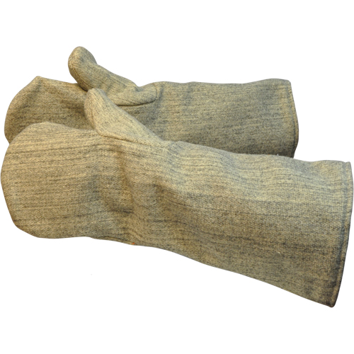 Carbo-King Heat Protective Mitts, Aramid, Large, Protects Up To 2100° F (1149° C) GTA Hardware Inc