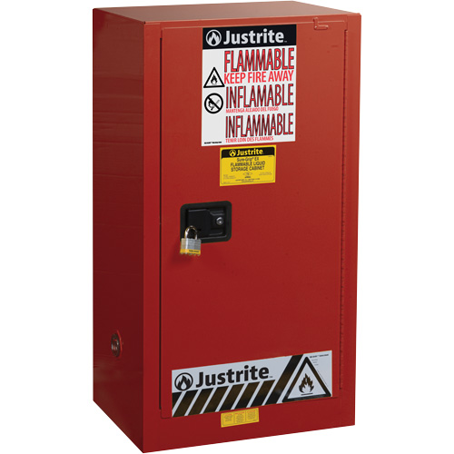 Armoire de s&eacute;curit&eacute; pour la peinture et les encres combustibles EX Sure-Grip, 20 gal., 2 tablettes GTA Hardware Inc