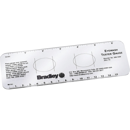 Eyewash Test Gauges GTA Hardware Inc