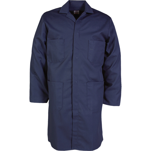 Sarrau de laboratoire, Poly-coton, 46, Bleu marine GTA Hardware Inc