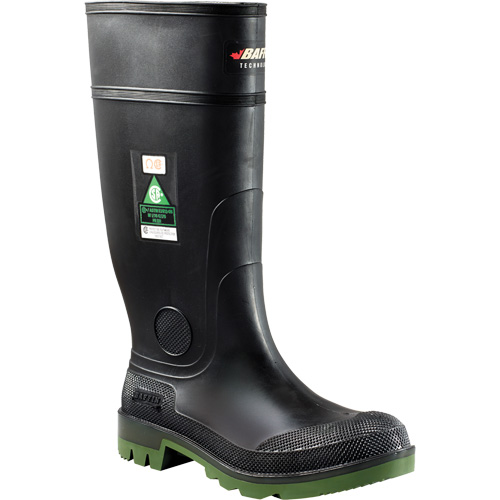 Bottes industrielles tout temps Enduro, Caoutchouc, Embout Acier, Pointure 8, Semelle R&eacute;sistant aux perforations GTA Hardware Inc