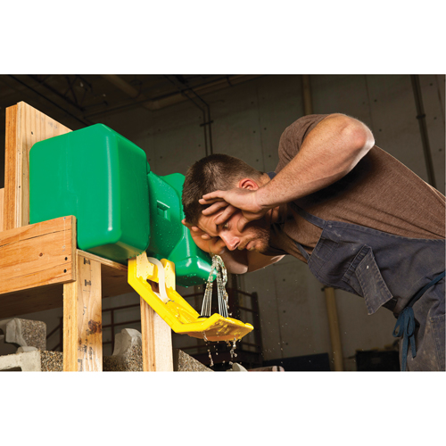 Eyewash Station, Gravity-Fed, 9 gal. Capacity, Meets ANSI Z358.1 GTA Hardware Inc
