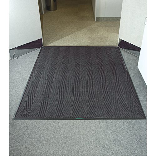 Waterhog&reg; Eco Elite Matting, Wiper/Scraper, 6' x 6' x 3/8", Grey Ash GTA Hardware Inc