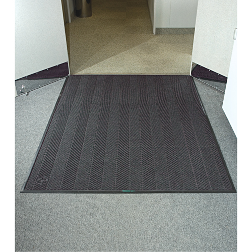 Waterhog&reg; Eco Elite Matting, Wiper/Scraper, 6' x 8' x 3/8", Grey Ash GTA Hardware Inc