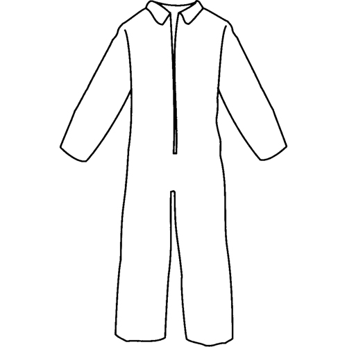 Pyrolon&reg; Plus 2 Disposable FR Coveralls, Small, Blue, FR Treated Fabric GTA Hardware Inc