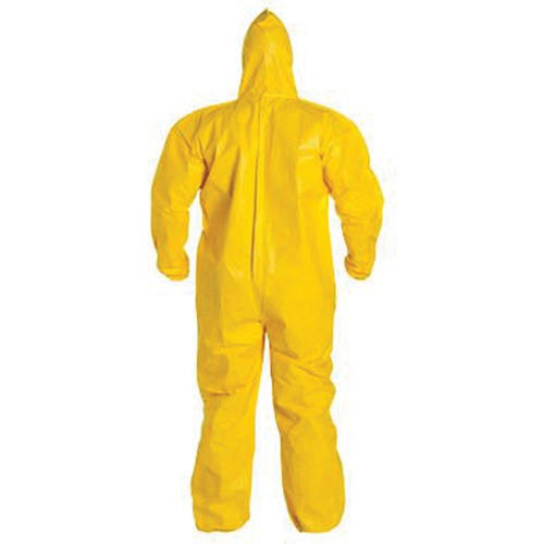 Combinaison &agrave; capuchon, Tychem 2000, 3T-Grand, Jaune GTA Hardware Inc