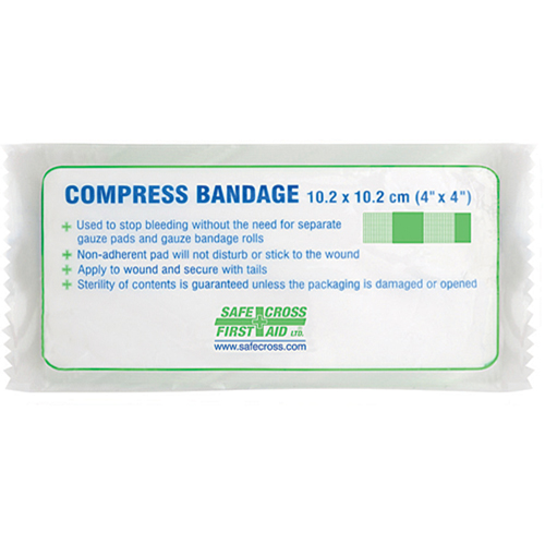 Compress (Pressure) Bandages - Sterile, 4-1/4" L x 3-1/2" W GTA Hardware Inc