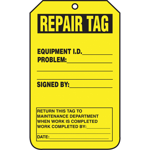 Inspection Tags, Cardstock, 3-1/8" W x 5-7/8" H, English GTA Hardware Inc