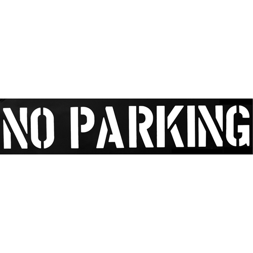 Pochoirs pour parc de stationnement, Anglais, 12" GTA Hardware Inc