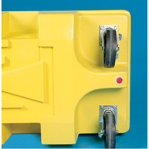 Poly-Spillcart Cart, 66.5" L x 29" W x 43.9" H, 57 US gal. Spill Cap. GTA Hardware Inc