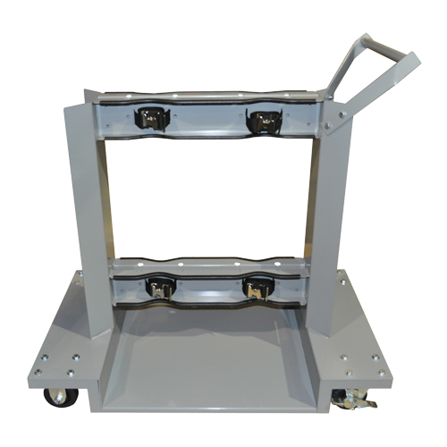 Supports mobiles pour bouteilles, Roues Polyol&eacute;fine, Base de 24" la x 40" lo, 1600 lb GTA Hardware Inc