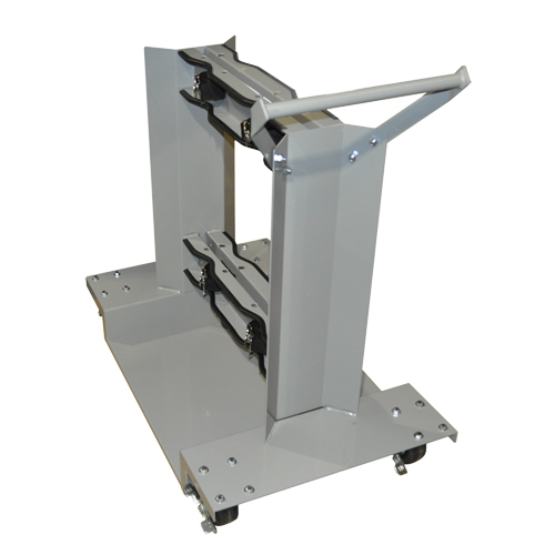 Supports mobiles pour bouteilles, Roues Polyol&eacute;fine, Base de 24" la x 40" lo, 1600 lb GTA Hardware Inc