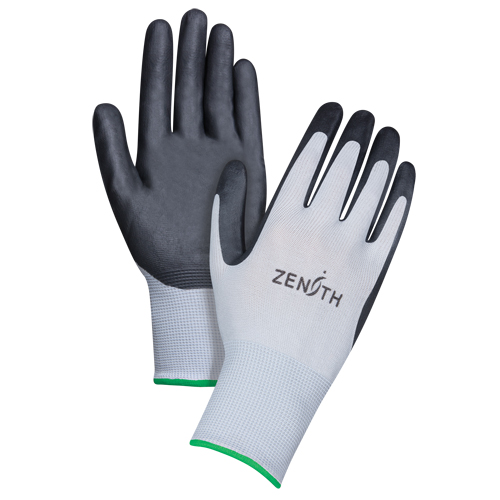 Gants l&eacute;gers enduits et respirants, 8/Moyen, R&ecirc;vetement Mousse de nitrile, Calibre 13, Enveloppe en Polyester GTA Hardware Inc