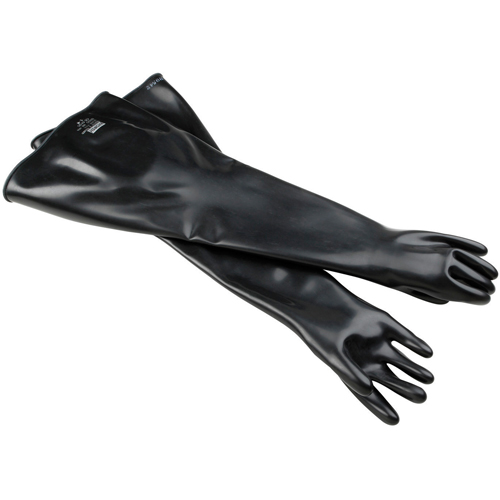 Ambidextrous Glove, Size X-Large/10, 32" L, Butyl Rubber, 30-mil GTA Hardware Inc