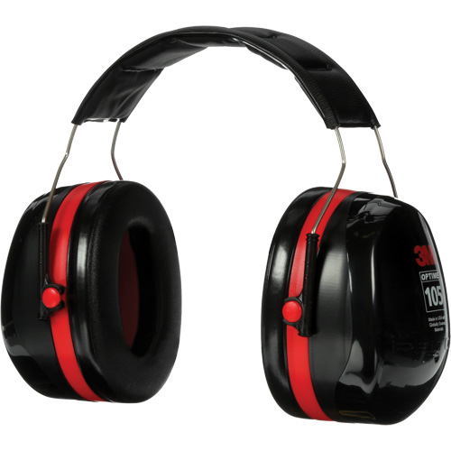 Peltor Optime 105 Series Earmuffs, Headband, 30 NRR dB GTA Hardware Inc