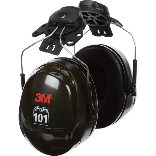 Peltor Optime 101 Series Earmuffs, Cap Mount, 24 NRR dB GTA Hardware Inc