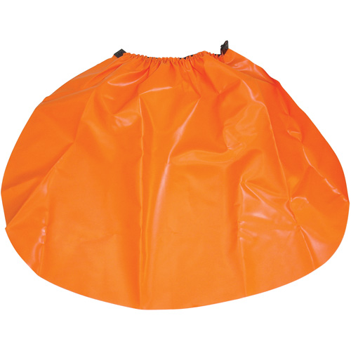 &eacute;cran anti-pluie pour casque de s&eacute;curit&eacute;, Taille unique, Orange, Nylon/PVC GTA Hardware Inc