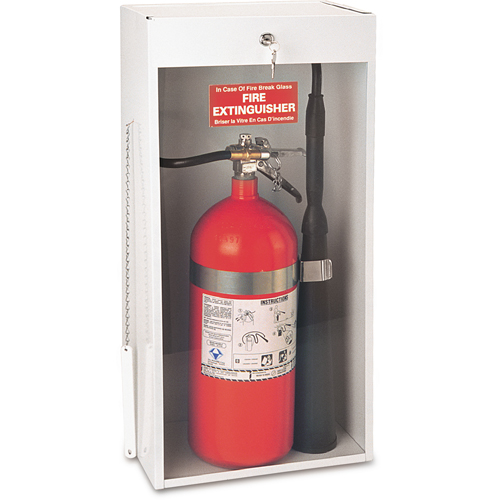 Armoires pour extincteurs mont&eacute;es sur surface, 10,5625" la x 24,3125" h x 6,5625" p GTA Hardware Inc