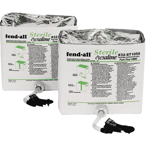 Cartouches de liquide pour poste de douche oculaire Fendall Pure Flow 1000, 1120 oz GTA Hardware Inc