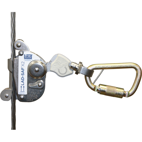Manchon amovible pour c&acirc;ble Lad-Saf X2, Dia de la corde 5/8"/3/8" GTA Hardware Inc