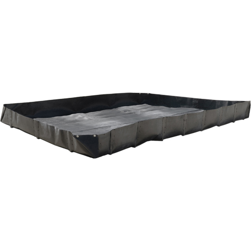Economy Berms, 359 gal. Capacity, 6' W x 8' L x 12" H, L-Bracket GTA Hardware Inc