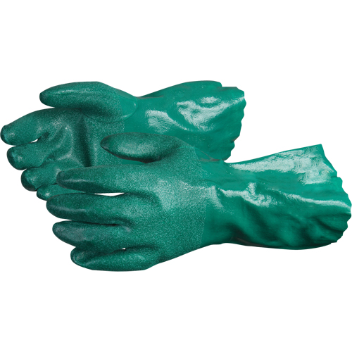 Gants Chemstop avec prise en poudre de c&eacute;ramique, Taille Moyen/8, 12" lo, Nitrile, Doublure en Jersey de coton, 40-mil GTA Hardware Inc