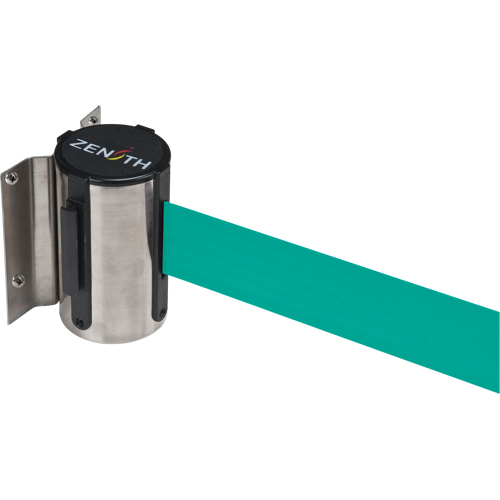 Barri&egrave;re &agrave; fixation murale, Acier, Fixation par vis, 7', Ruban Vert GTA Hardware Inc