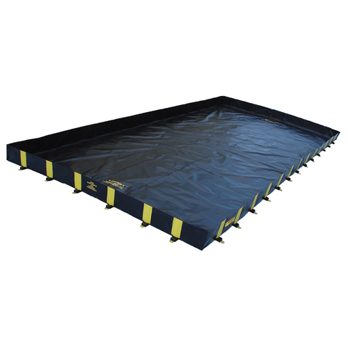 Bermes Rigid-Lock QuickBerm, Capacit&eacute; 1795 gal., 12' la x 20' lo x 12" h, Paroi &agrave; piquets GTA Hardware Inc