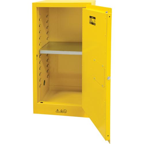 Armoire pour produits inflammables, 16 gal., 1 Porte(s), 23" La x 44" h x 18" p GTA Hardware Inc