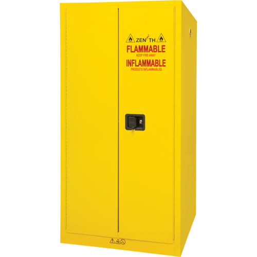 Armoire pour produits inflammables, 60 gal., 2 Porte(s), 34" La x 65" h x 34" p GTA Hardware Inc