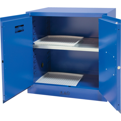 Corrosive Liquids Cabinet, 22 gal., 35" x 35" x 22" GTA Hardware Inc