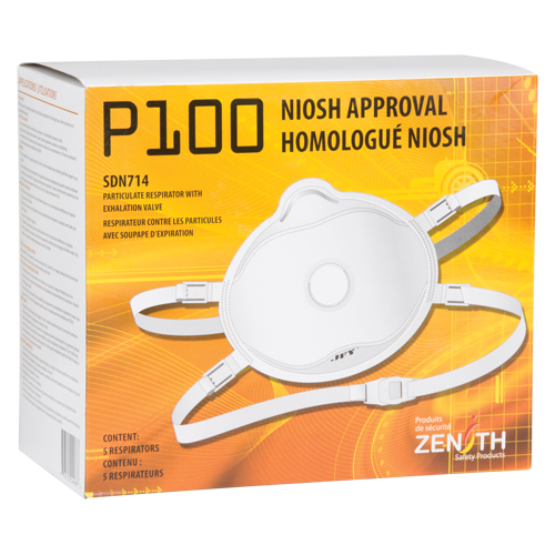 Particulate Respirator, P100, NIOSH Certified, Medium/Large GTA Hardware Inc