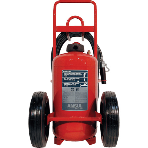 Extincteurs Red Line sur roues, BC, Capacit&eacute; 125 lb GTA Hardware Inc