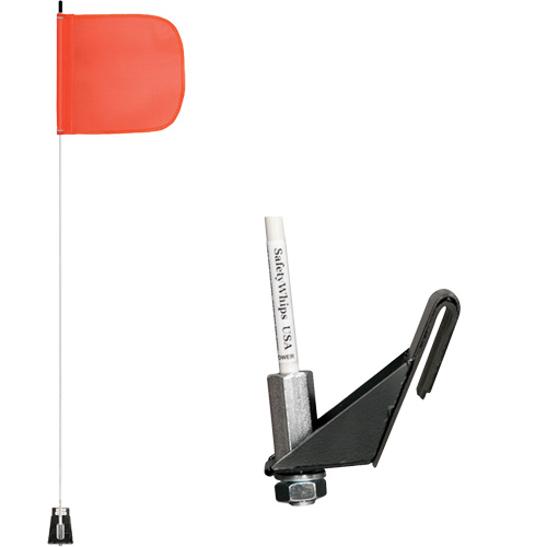 Safety Whip&reg; Light-Duty Whips, Window Mount, 5' High, Orange GTA Hardware Inc