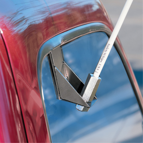 Safety Whip&reg; Light-Duty Whips, Window Mount, 5' High, Orange GTA Hardware Inc