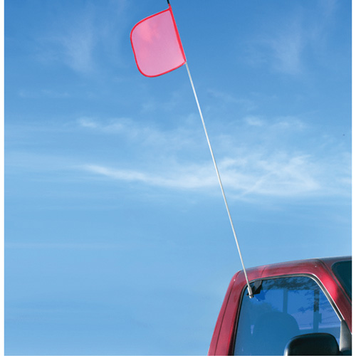 Tiges de s&eacute;curit&eacute; pour travaux l&eacute;gers Safety Whip, Fixation Fen&ecirc;tre, Hauteur 5', Orange GTA Hardware Inc
