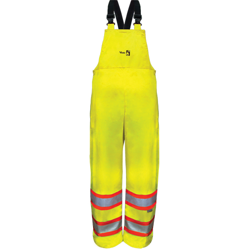Pantalons &agrave; bavette de s&eacute;curit&eacute; imperm&eacute;ables ignifuges haute visibilit&eacute; en polyur&eacute;thane, 4T-Grand GTA Hardware Inc