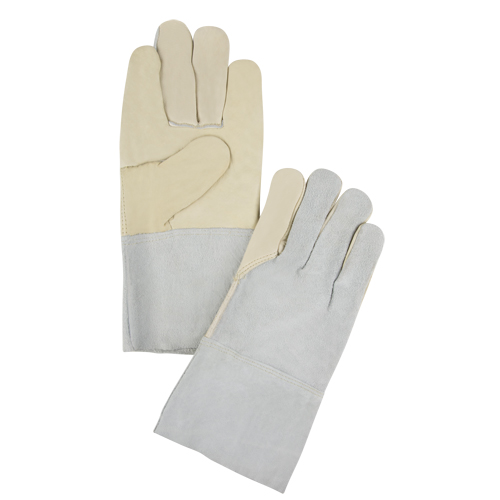 Standard-Duty Work Gloves, X-Large, Grain Cowhide Palm GTA Hardware Inc