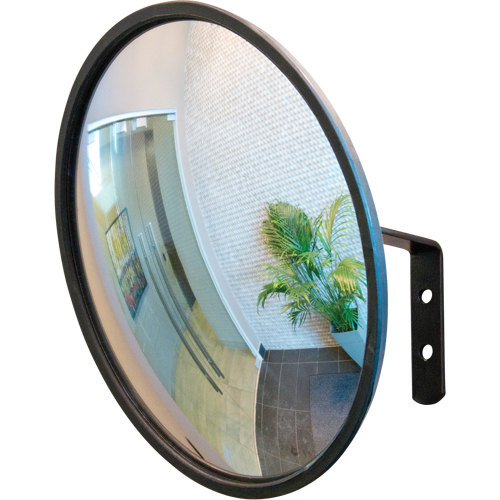 Miroir convexe avec support, Int&eacute;rieur/Ext&eacute;rieur, Diam&egrave;tre 12" GTA Hardware Inc
